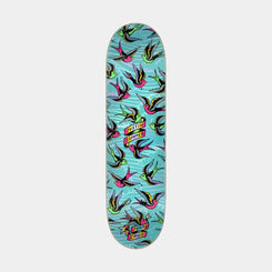 Santa Cruz Sommer Sparrows Pro Skateboard Deck - 8.0" - Skatewarehouse.co.uk