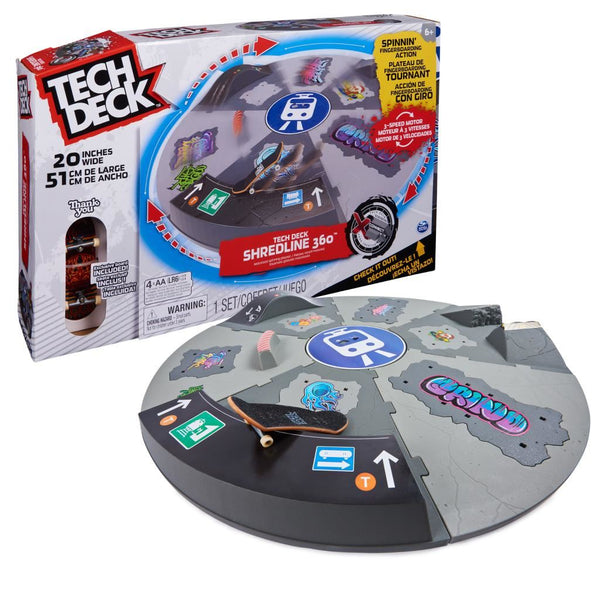 Tech Deck Shredline 360 Motorized Turntable Skate Park - Skatewarehouse.co.uk