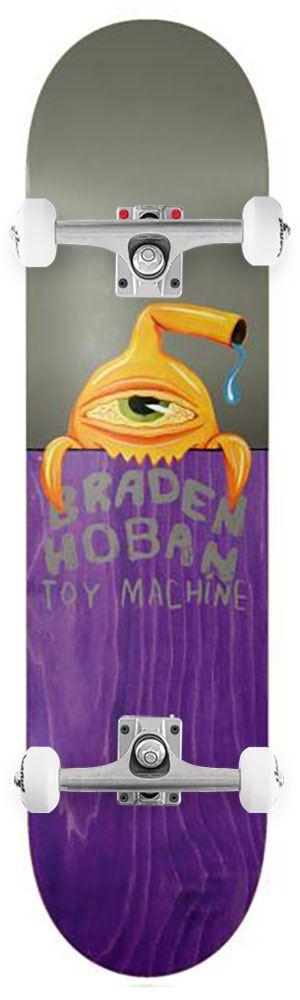 Toy Machine Hoban Fence x Venom Custom Complete Skateboard - 8.0" - Skatewarehouse.co.uk