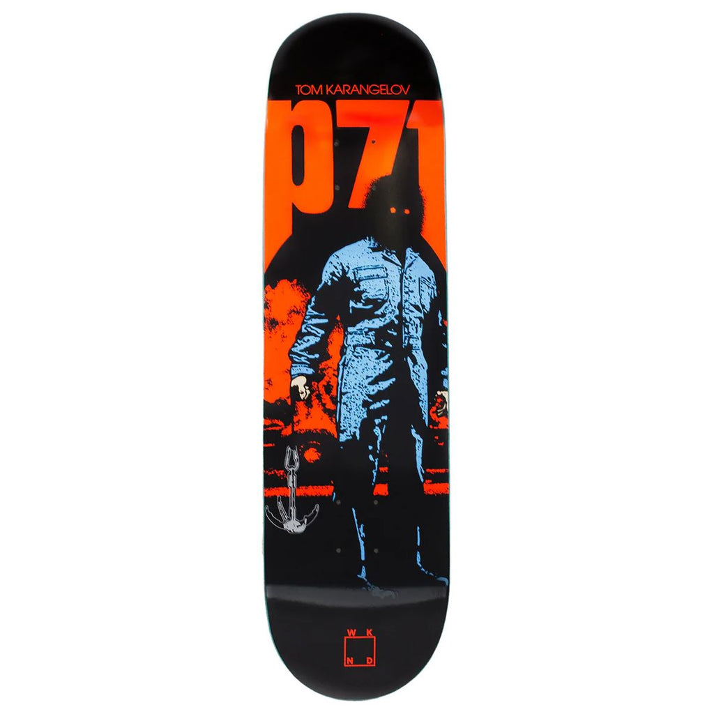 WKND Tom Karangelov 'P71' (WB) Black Skateboard Deck - 8.25"