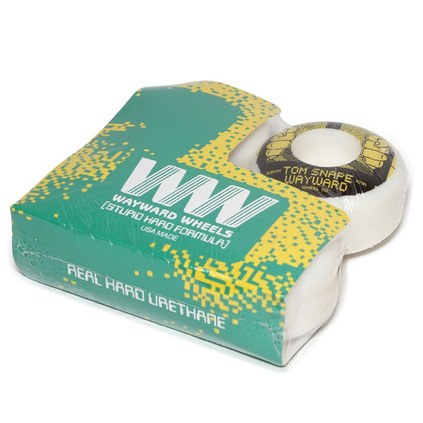 Wayward Classic Pro - Tom Snape (White / Yellow) Skateboard Wheels - 52mm