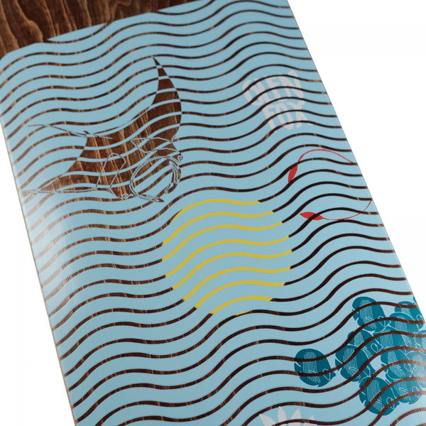 Magenta Glen Fox Deep Series Skateboard Deck - 8.25