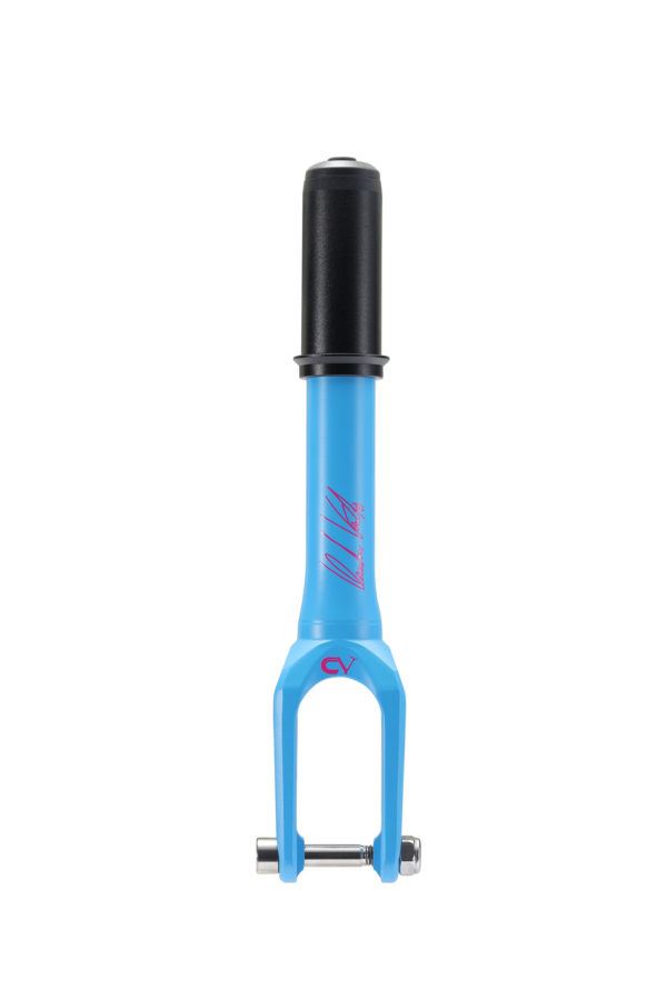 Claudius Vertesi Signature IHC Scooter Fork Carib Blue - Skatewarehouse.co.uk