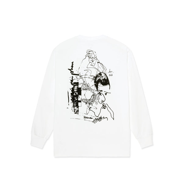 Last Resort AB FIG 16 LS Tee (White / Black) - S