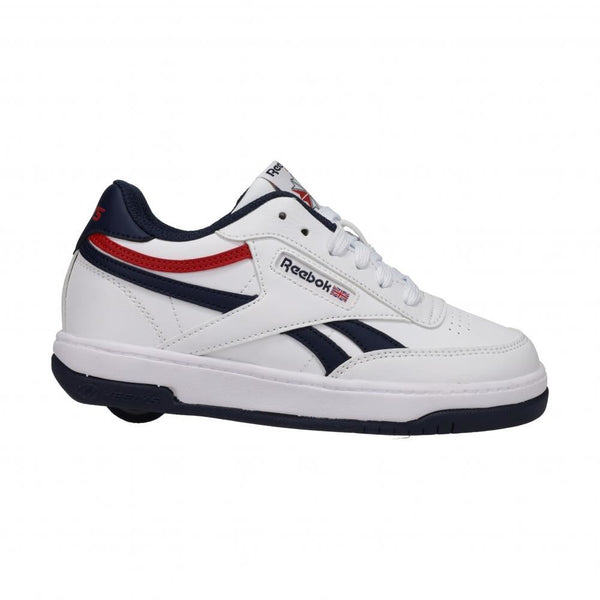Heelys X Reebok Reebok Club C PU - White / Navy - Skatewarehouse.co.uk
