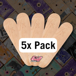 Enuff Blank Natural 8.0" Skateboard Decks Maple Wood, Perfect for Skating, Custom Art, DIY Projects, and Furniture