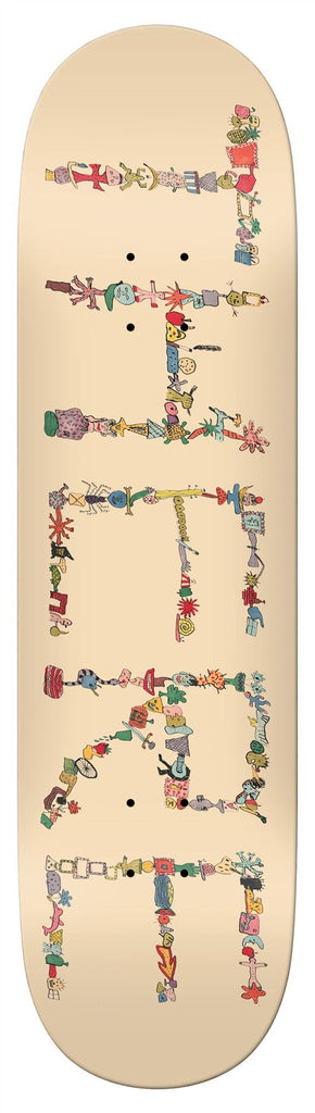 There Team Detritus - Beige Skateboard Deck - 8.12"