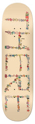 There Team Detritus - Beige Skateboard Deck - 8.12"
