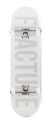 Fracture Fade White Custom Complete Skateboard -  8.25"