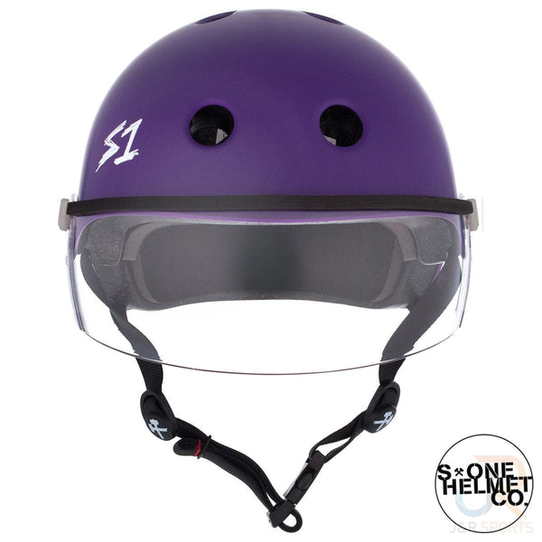 S1 Lifer Helmets inc Visor - Purple Matt