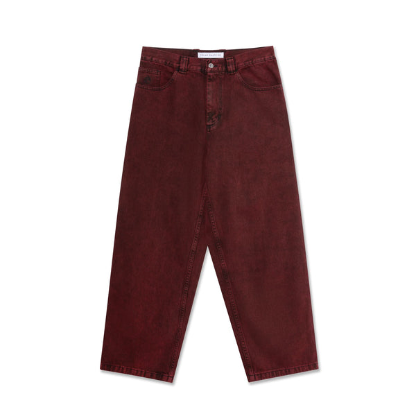 Polar Skate Co Big Boy Pants (Red Black) - XS