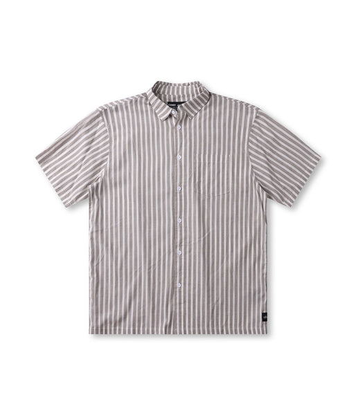 Former Reynolds Stripe SS Shirt (Choc) - XL