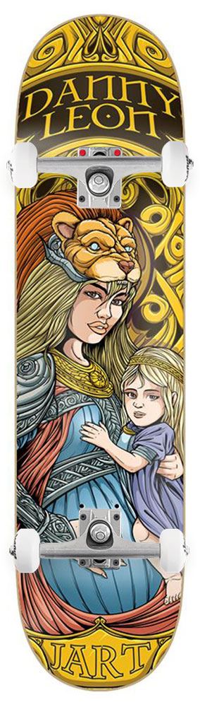 Jart Viking Leon LC Jart x Venom Custom Complete Skateboard - 8.25" - Skatewarehouse.co.uk