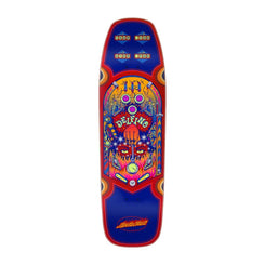 Santa Cruz Shaped Delfino Pinball Pro Skateboard Deck - 9.14"