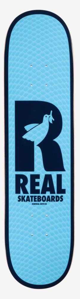 Real Renewal Doves Blue Skateboard Deck - 7.75