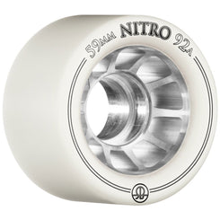 Rollerbones - Nitro Speed White (8) - / 92a Skateboard Wheels - 59mm