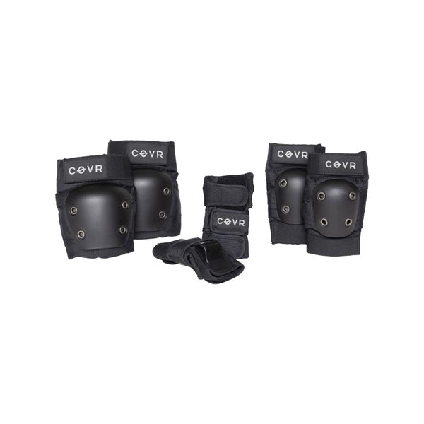 Covr Youth Junior Pad Set Matte Black M / L