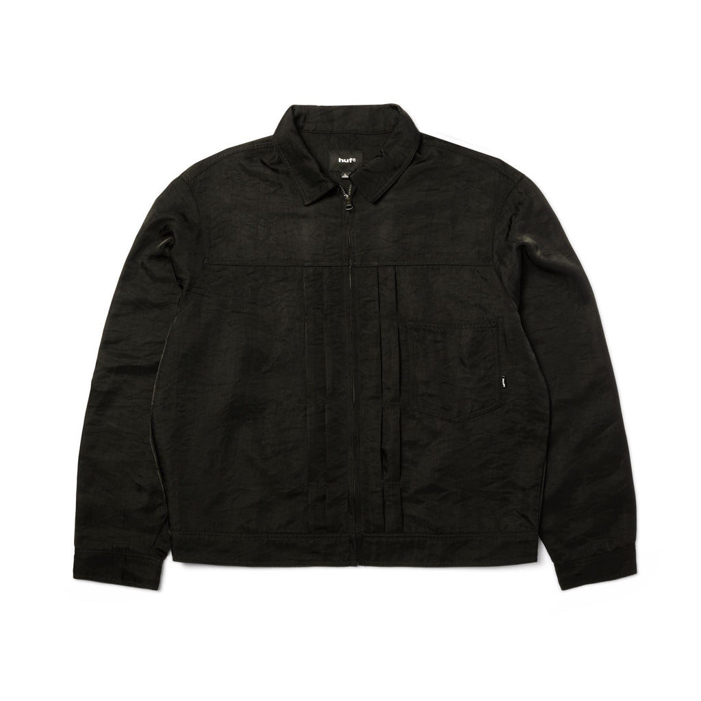 HUF x Thrasher Trucker Jacket (Black)