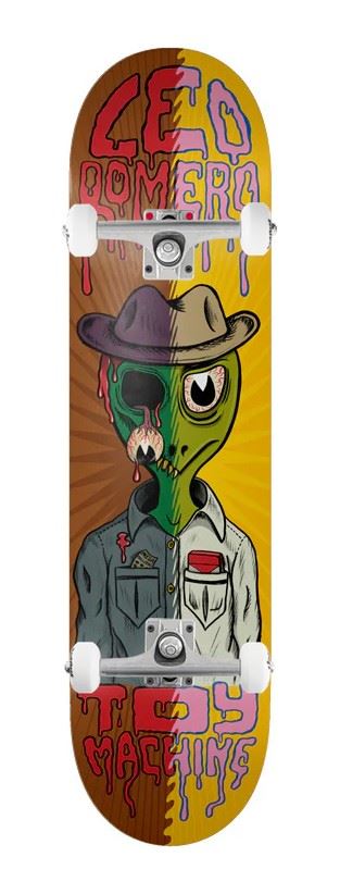 Toy Machine Leo Romero 'Half 'N' Half' x Venom Custom Complete Skateboard - 8.25"