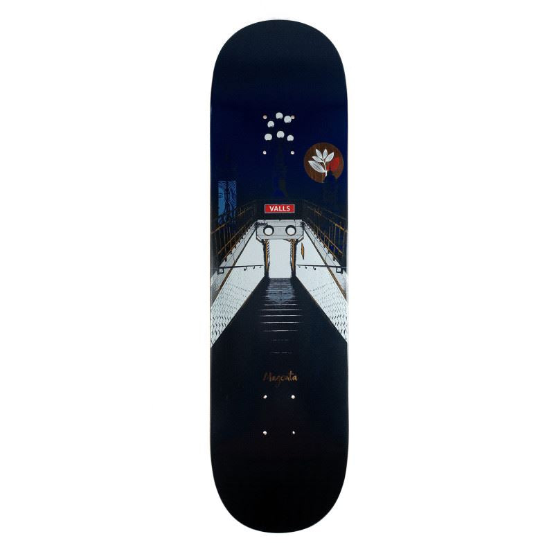 Magenta Leo Valls Metro Series Skateboard Deck - 8.5" - Skatewarehouse.co.uk