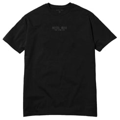Hotel Blue Logo S/S Tee Black - Skatewarehouse.co.uk
