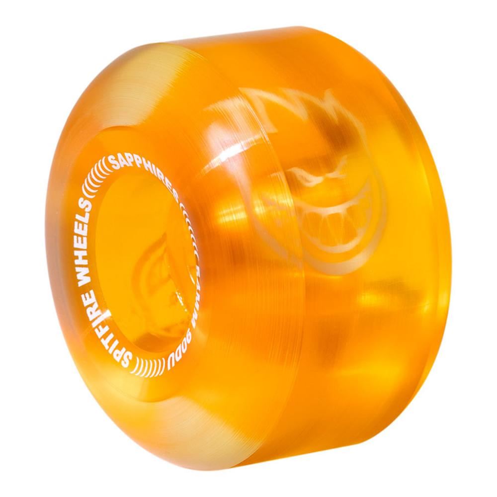 Spitfire Soft Skateboard Wheels Sapphire Radial 90D - Orange - Skatewarehouse.co.uk