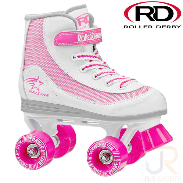 Firestar Quads V2.0 White/Pink. Quad Skates - Skatewarehouse.co.uk