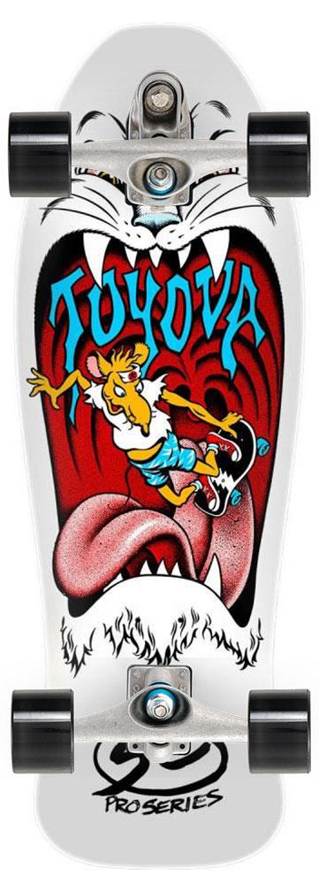 Santa Cruz Reissue Toyoda x Carver Custom Surf Skate Skateboard C7 - 10.4" x 30.2" - Skatewarehouse.co.uk
