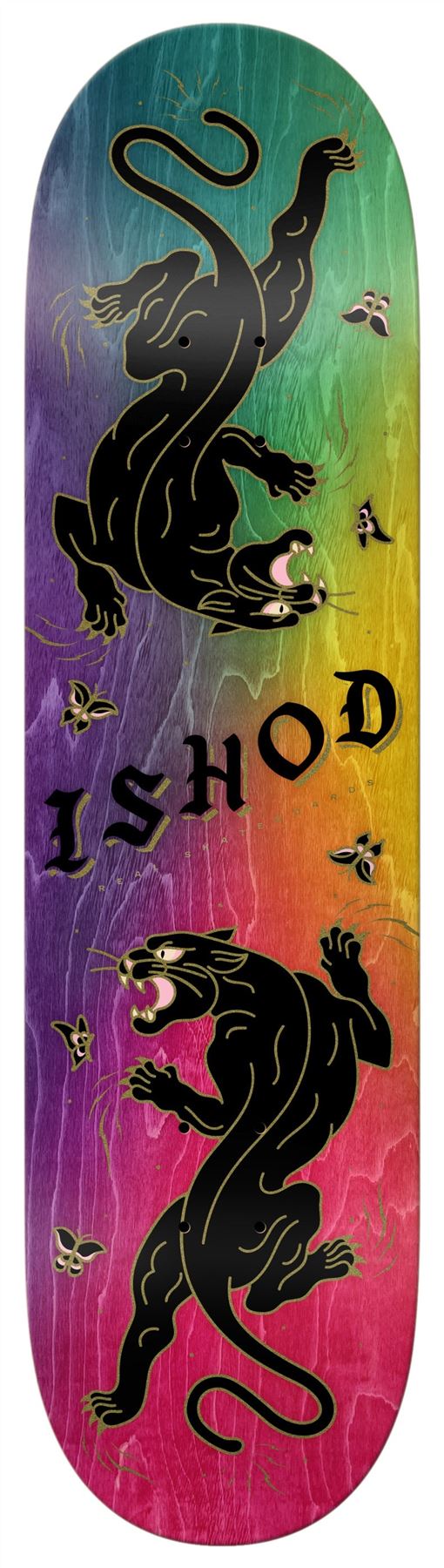 Dbx Ishod Cat Scratch - Twin Tail - Slick Skateboard Deck - 8.25
