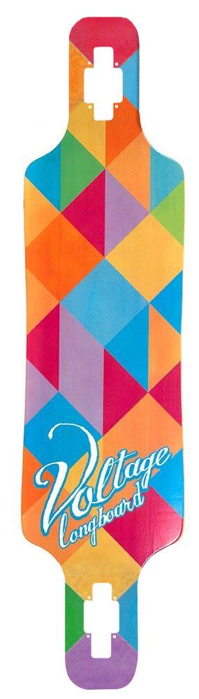 Voltage DT Longboard Skateboard Deck Only - 39.0
