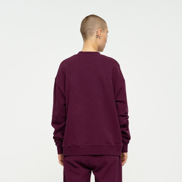 Santa Cruz Crew Classic Label Crew - Beetroot - Skatewarehouse.co.uk