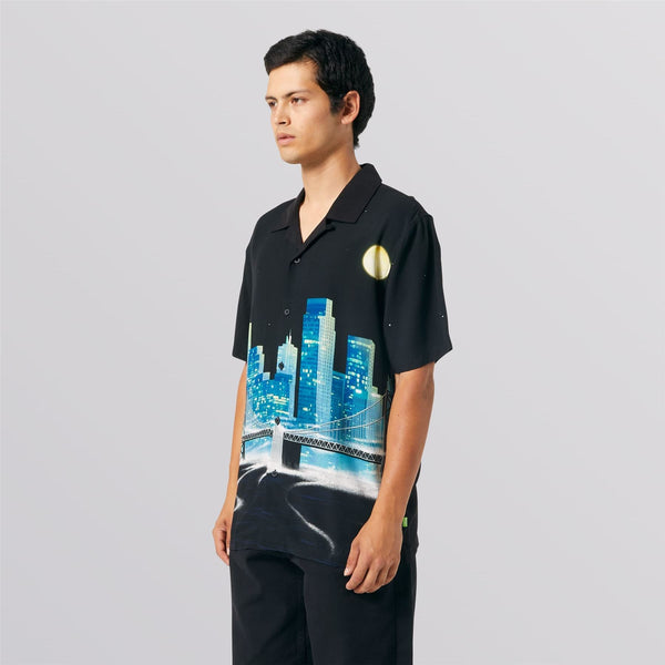 HUF Manhattan S / S Top (Black) T-Shirt - S