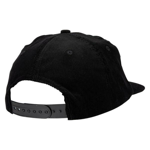 Santa Cruz Cap Sommer Sparrow Black Cord - O/S - Skatewarehouse.co.uk