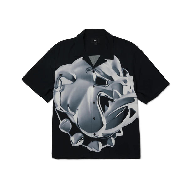 HUF Big Dawg S / S Resort Shirt (Black)