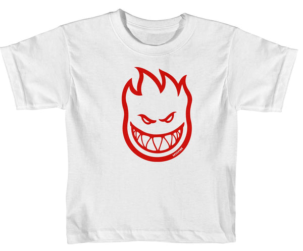 Spitfire Bighead Tee TODDLER (White W / Red Print) - 3 Toddler