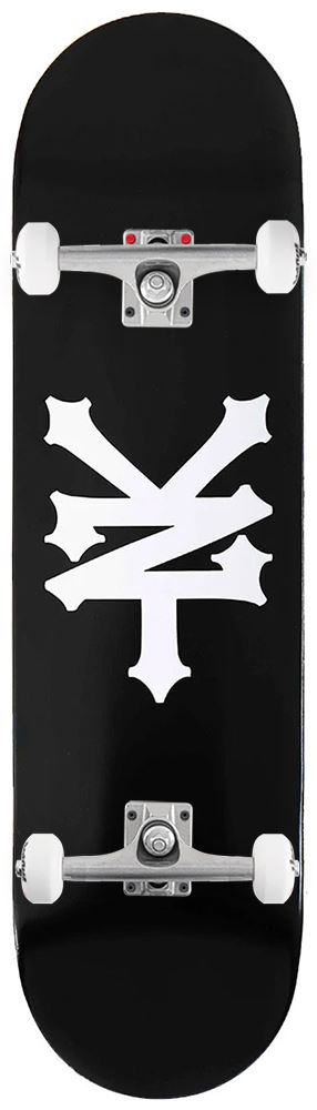 Zoo York OG 95 Crackerjack Deck Black/White x Venom Skateboards Core Custom Complete Skateboard - 8.0 - Skatewarehouse.co.uk