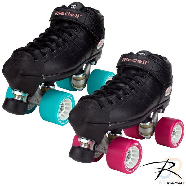 Riedell R3 DERBY - Black - Width Medium Quad Skates