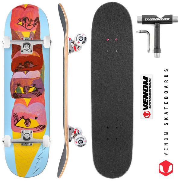 Unity Ice Cream Cone Custom Complete Skateboard - 8.06