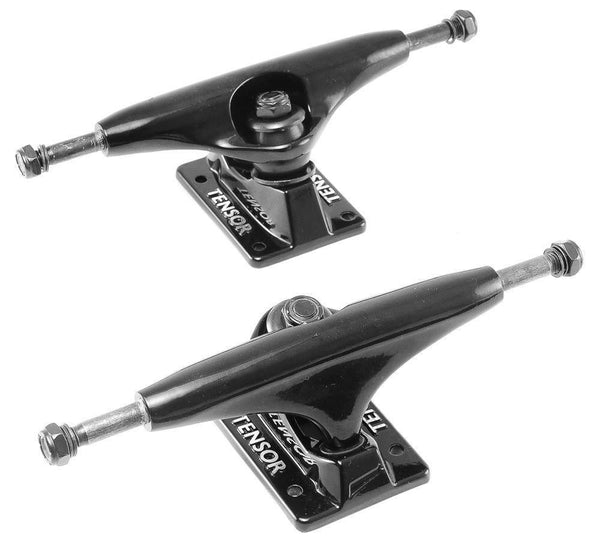 Tensor x Skatewarehouse Full Skateboard Undercarriage Kit - Black Trucks - Skatewarehouse.co.uk