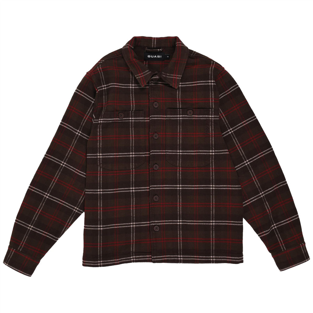Quasi SST Long Sleeve Button Up Shirt (Dirt) - S