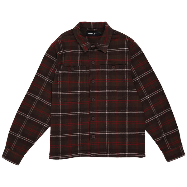 Quasi SST Long Sleeve Button Up Shirt (Dirt) - S