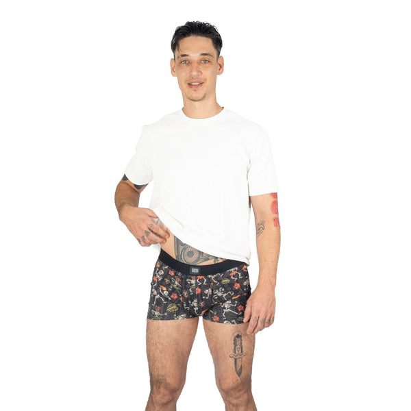 American Socks Dancing Skeletons - Boxer Brief Socks