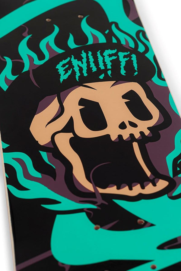 Enuff Designer - Pyro III Blue Skateboard Deck - 8.0