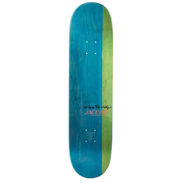 Jacuzzi Unlimited Cawell Berry Gunner EX7 Black Skateboard Deck - 8.25