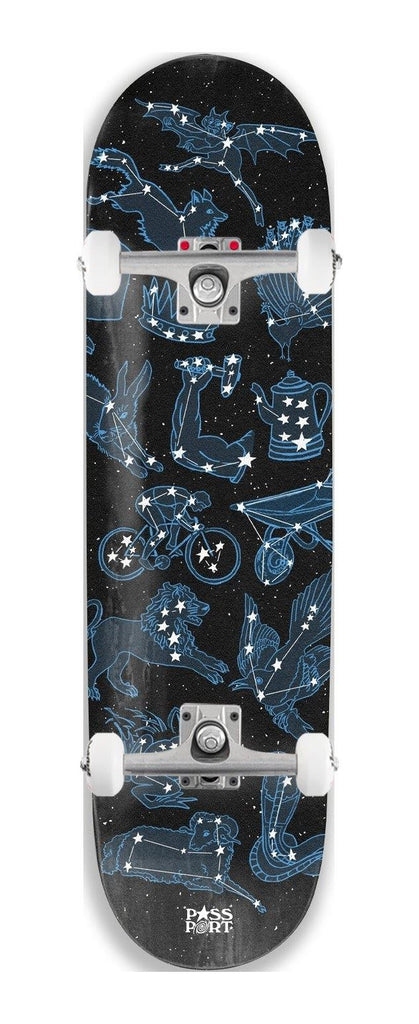 Pass~Port Stargazer Series East x Venom Custom Complete Skateboard - 8.25"