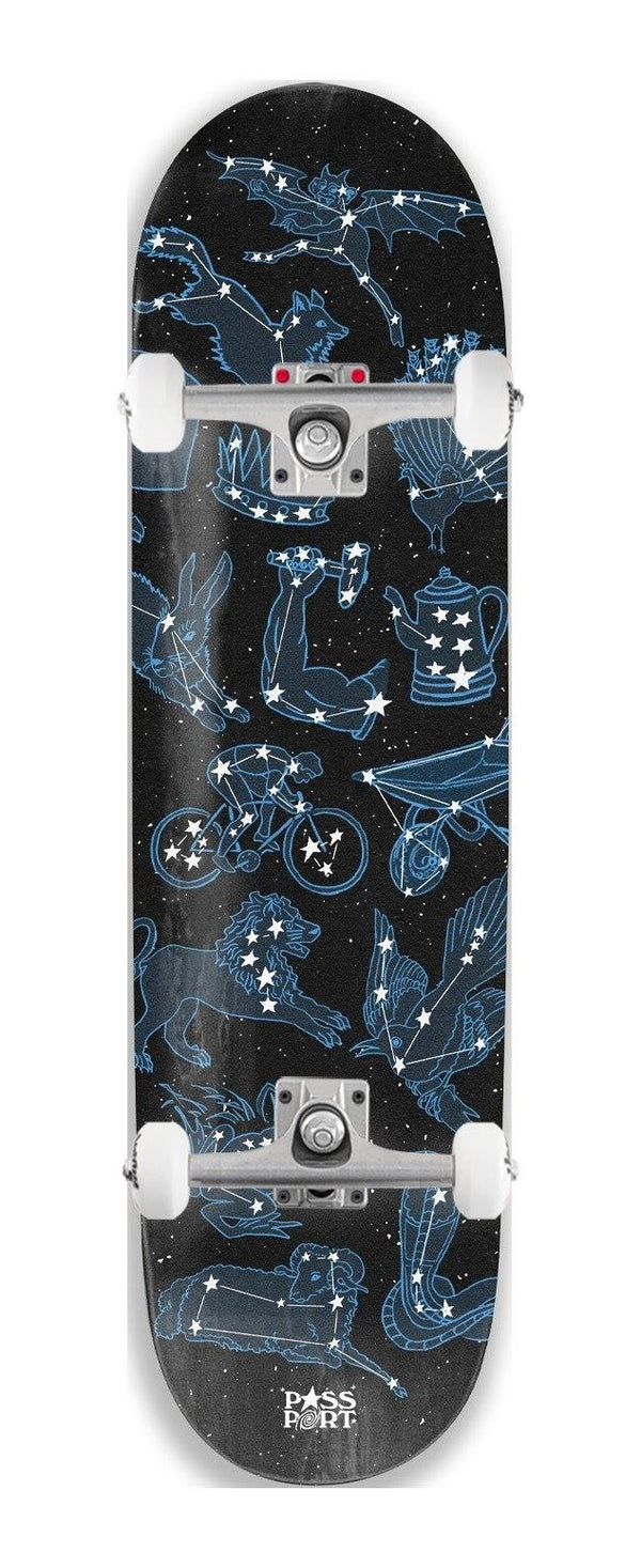 Pass~Port Stargazer Series East x Venom Custom Complete Skateboard - 8.25