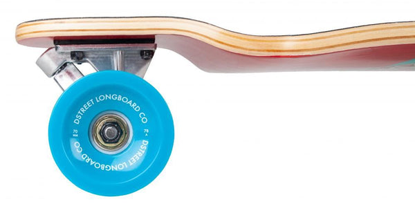 D Street Drop Down Hawaiian Complete Longboard - 9.5