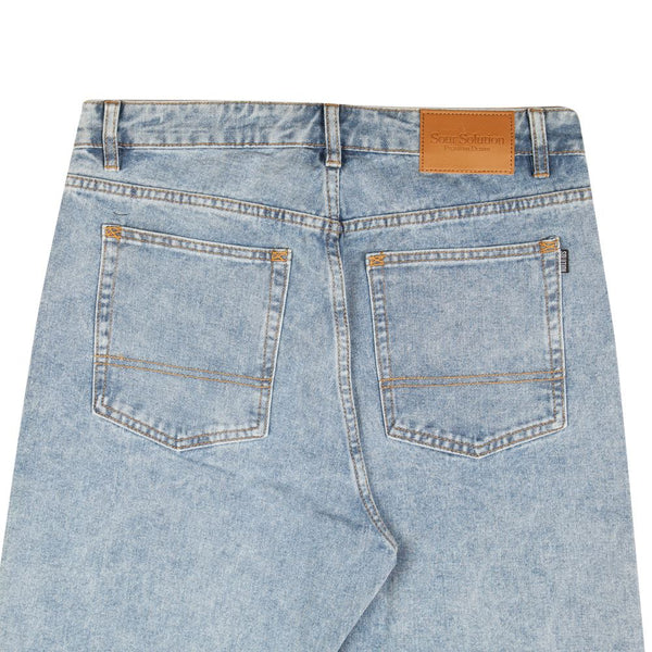 Sour Solution Loose Jeans Light Blue