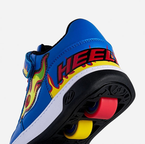 Heelys X2 Rezerve Low X2 - Blue / White / Red / Yellow - Skatewarehouse.co.uk