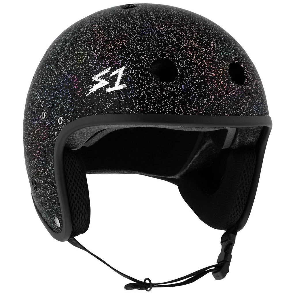 S1 RETRO Lifer E-Helmets - Black Glitter